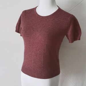 Chanel mauve cashmere sweater